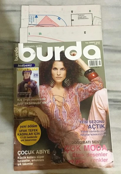 BURDA 2006 Sayı 2 ( PAFTALARI MEVCUT )(Sahafiye Kitap) ürün görseli 1
