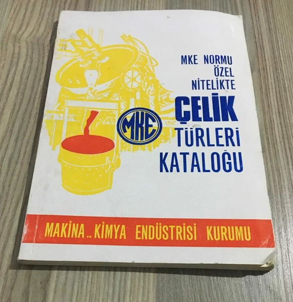 MKE NORMU ÖZEL NİTELİKTE ÇELİK TÜRLERİ KATALOĞU(Sahafiye Kitap) ürün görseli 1