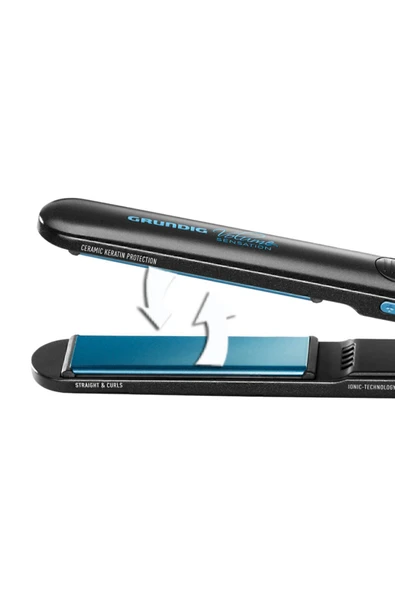 Grundig Seramik Keratin Kaplama Iyonik Fonksiyonlu Saç Düzleştirici ürün görseli 1