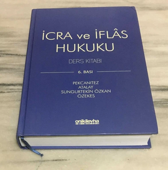 İCRA VE İFLAS HUKUKU 6.BASI  - 2019 ( CİLTLİ )(Sahafiye Kitap) ürün görseli 1