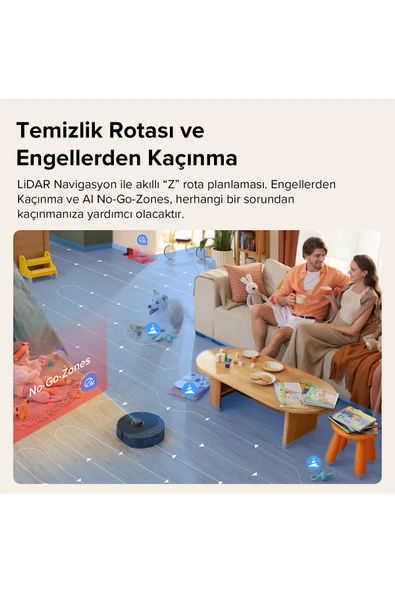Roborock Vacuum Cleanner Q8Robot Süpürge - Resim 6