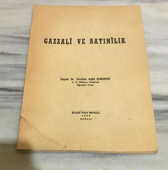 GAZZALİ VE BATINİLİK(Sahafiye Kitap) ürün görseli 1
