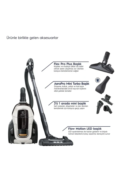 Electrolux 650 wat Toz Torbasız Süpürge - Resim 4