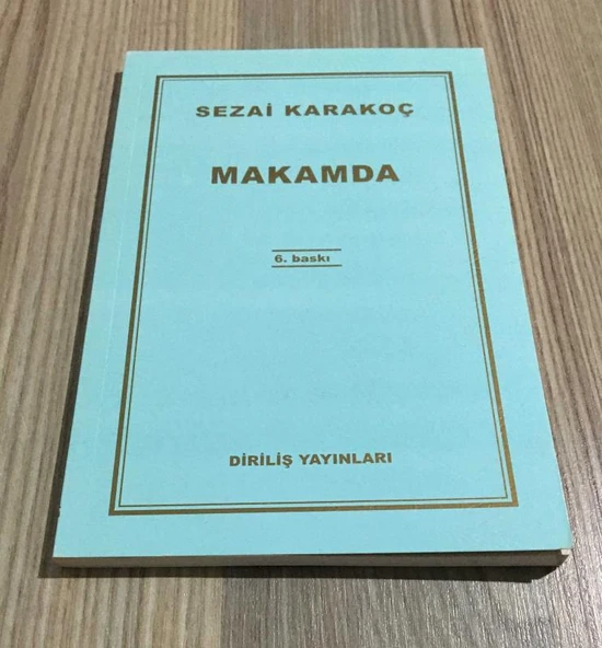 MAKAMDA 6.BASKI(Sahafiye Kitap) ürün görseli 1