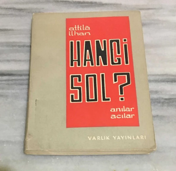 HANGİ SOL Anılar Acılar(Sahafiye Kitap) ürün görseli 1