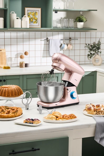 Karaca Multichef Stand Mikser Rosegold Mutfak Şefi 1900w 5,5l Kıyma Çekme Sucuk-sosis Içli Köfte Ap. ürün görseli 1