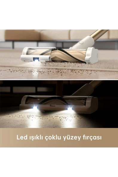 Dreame Şarjlı, LED aydınlatma başlıklı Dikey Süpürge ürün görseli 1