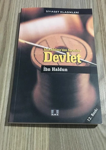 Mukaddime'den Seçmeler DEVLET(Sahafiye Kitap) ürün görseli 1