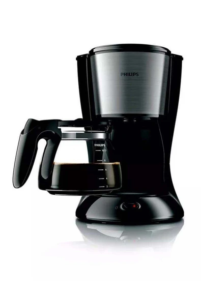 Philips Drip Coffee Maker - 1.2L, Up to 15 Cups, Glass Jug, Auto Off Function, Silver/Black - HD7462/20 ürün görseli 1
