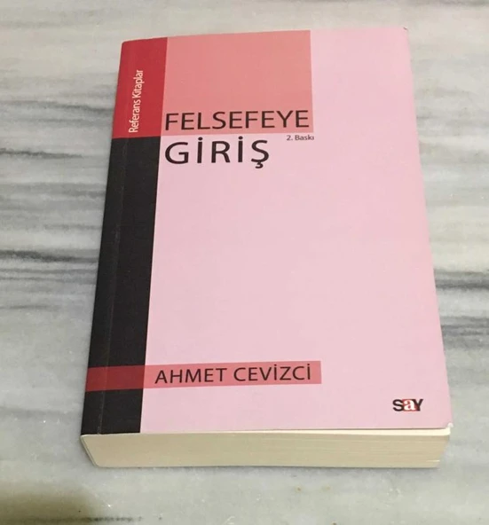 FELSEFEYE GİRİŞ 2.BASKI - 2013(Sahafiye Kitap) ürün görseli 1