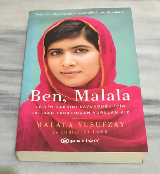 BEN, MALALA Eğitim Hakkını Savunduğu İçin Taliban Tarafından Vurulan Kız 1.BASKI(Sahafiye Kitap) ürün görseli 1