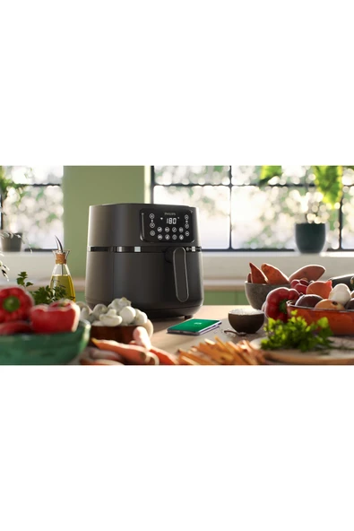 Philips Çoklu Pişirme Fonksiyonlu Akıllı Yağsız Kızartma ve Hızlı Hava Teknolojili XXL Fritöz 2000 W ürün görseli 1