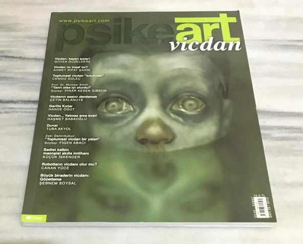PSİKEART Ocak Şubat 2013 Sayı 25 VİCDAN(Sahafiye Kitap) ürün görseli 1