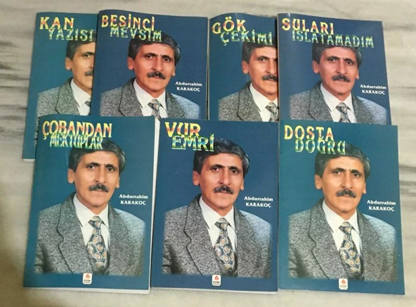 KAN YAZISI-BEŞİNCİ MEVSİM-GÖK ÇEKİMİ-SULARI ISLATMADIM-ÇOBANDAN MEKTUPLAR-VUR EMRİ - DOSTA DOĞRU ( 7 KİTAP ) ( Ocak Yayınları )(Sahafiye Kitap) ürün görseli 1