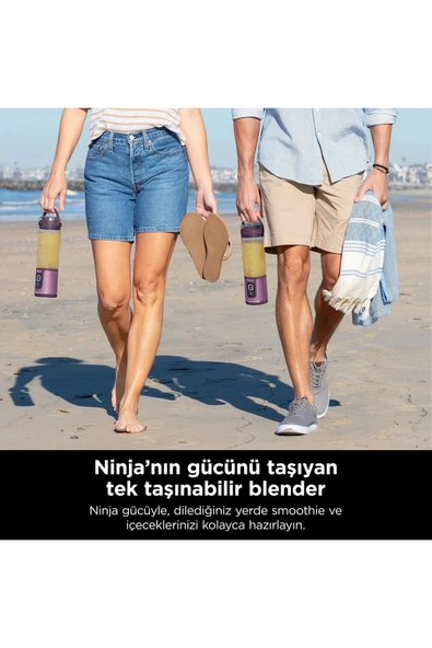NINJA Blast™ Taşınabilir Blender – Mor - Shark Ninja - Resim 2