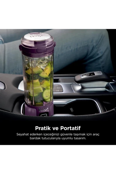 NINJA Blast™ Taşınabilir Blender – Mor - Shark Ninja - Resim 6