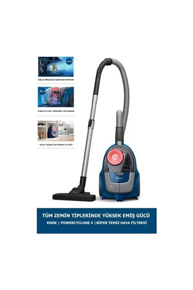 Philips 2000 Serisi Powercyclone 4, Superclean Torbasız Süpürge M ürün görseli 1
