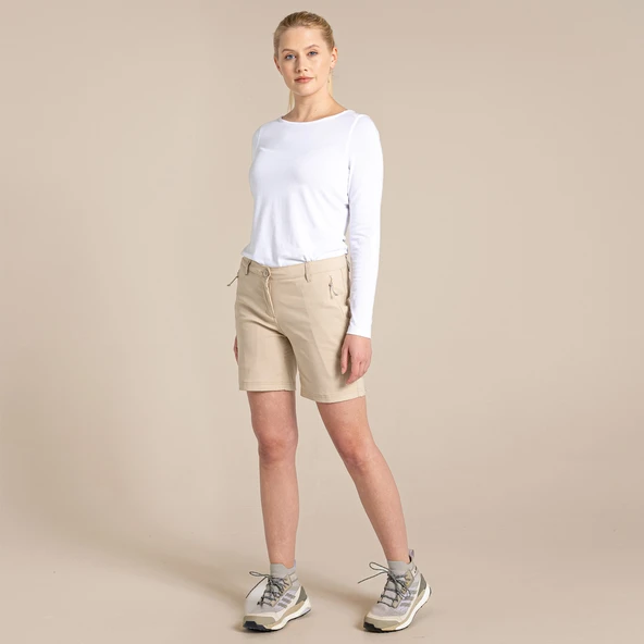 Craghoppers Kiwi Pro Kadın Şort-BEJ - Resim 4