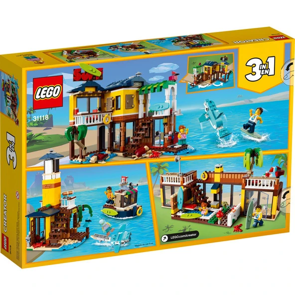 LEGO Creator Sörfçü Plaj Evi 31118 - Resim 5
