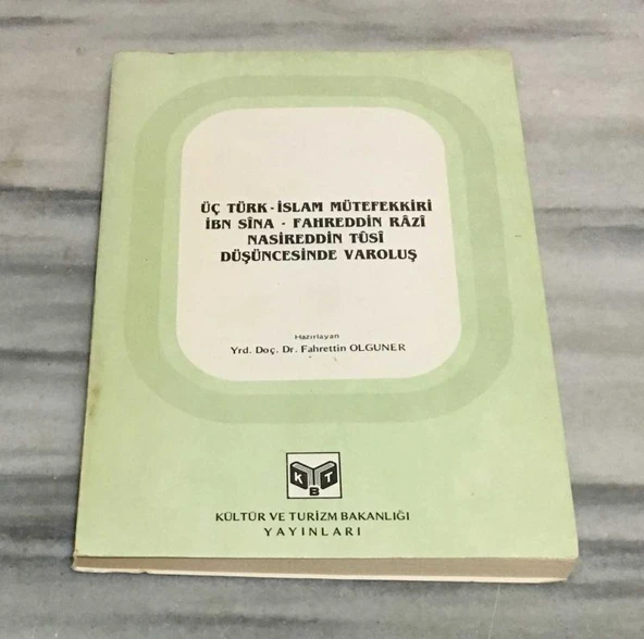 ÜÇ TÜRK İSLAM MÜTEFEKKİRİ İBN SİNA FAHREDDİN RAZİ NASİREDDİN TUSİ DÜŞÜNCESİNDE VAROLUŞ(Sahafiye Kitap) ürün görseli 1