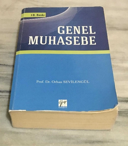 GENEL MUHASEBE 18.BASKI - 2016(Sahafiye Kitap) ürün görseli 1