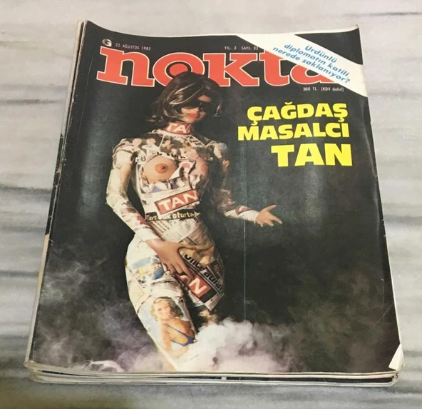 NOKTA DERGİSİ 25 Ağustos 1985 Sayı 33 ÇAĞDAŞ MASALCI TAN(Sahafiye Kitap) ürün görseli 1
