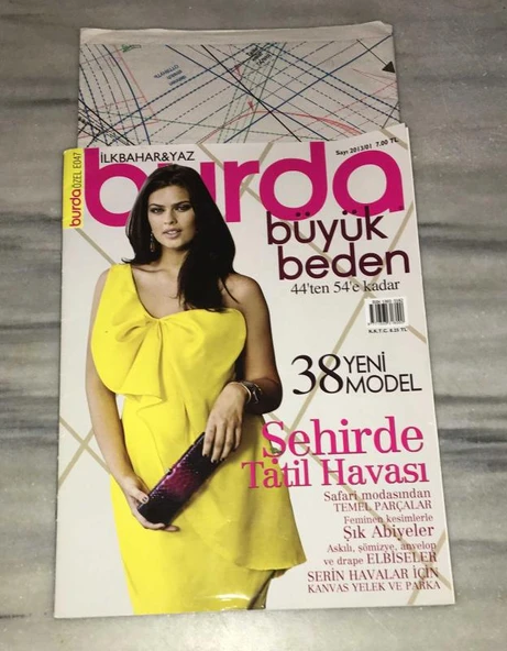 BURDA 2013 Sayı 1 ( PAFTALARI MEVCUT )(Sahafiye Kitap) ürün görseli 1
