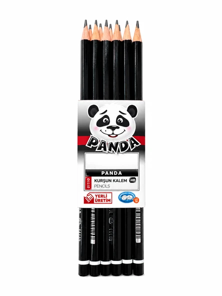 FATİH Panda Mercanlı Kurşun Kalem 12 li ürün görseli 1