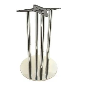 Tablalı Masa Ayağı 11.240 - Taban Çapı 46cm Parlak Krom ürün görseli 1