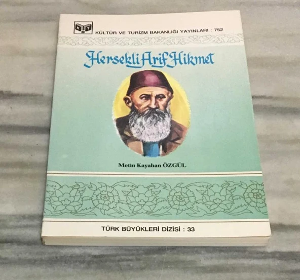 HERSEKLİ ARİF HİKMET 1.BASKI(Sahafiye Kitap) ürün görseli 1
