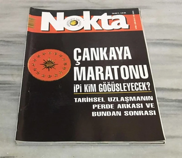 NOKTA Dergisi 30 Nisan 6 Mayıs 2000 Sayı 2000/18 ÇANKAYA MARATONU İPİ KİM GÖĞÜSLEYECEK(Sahafiye Kitap) ürün görseli 1