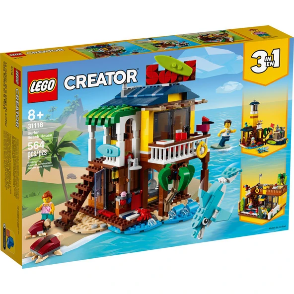 LEGO Creator Sörfçü Plaj Evi 31118 ürün görseli 1