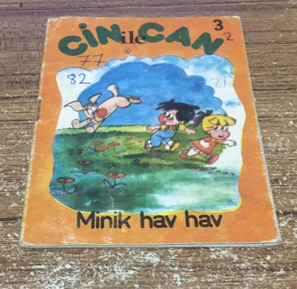 CİN İLE CAN Minik Hav Hav 3.KİTAP ( CEP BOY ) ( RESİMLİ )(Sahafiye Kitap) ürün görseli 1