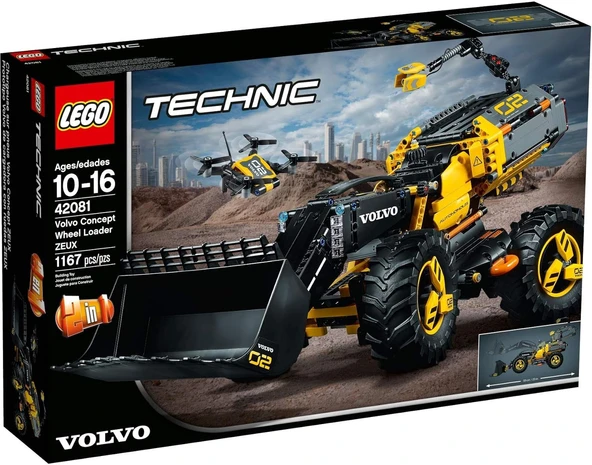 LEGO Technic 42081 Volvo XEUZ Konsept Tekerlekli Yükleyici ürün görseli 1