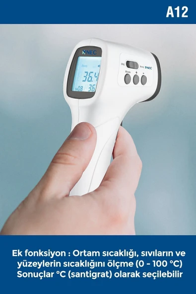Nec A12 Temassız Ates Ölçer - Resim 5