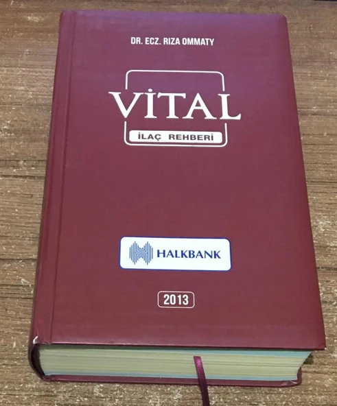 VİTAL İLAÇ REHBERİ 2013 [DERİ CİLTLİ](Sahafiye Kitap) ürün görseli 1