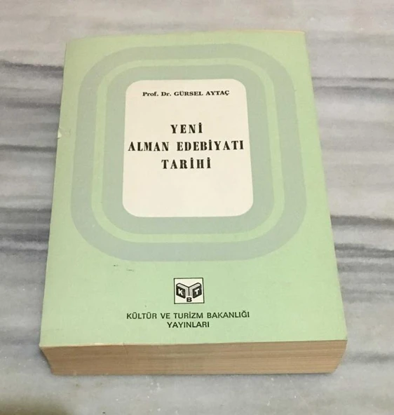 YENİ ALMAN EDEBİYATI TARİHİ 16.yüzyıldan 20.yüzyıla kadar ( 1.BASKI )(Sahafiye Kitap) ürün görseli 1