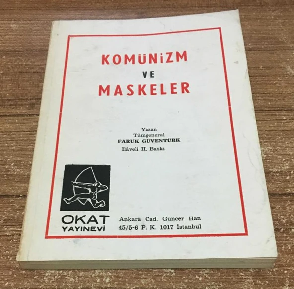 KOMÜNİZM VE MASKELER(Sahafiye Kitap) ürün görseli 1