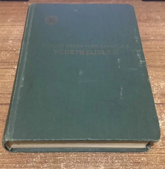 TÜRKİYE ŞEKER FABRİKALARI A.Ş. YÖNETMELİKLERİ(Sahafiye Kitap) ürün görseli 1