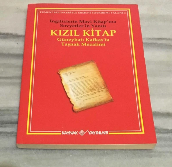 İNGİLİZLERİN MAVİ KİTAP'INA SOVYETLER'İN YANITI KIZIL KİTAP - GÜNEYBATI KAFKAS'TA TAŞNAK MEZALİMİ(Sahafiye Kitap) ürün görseli 1