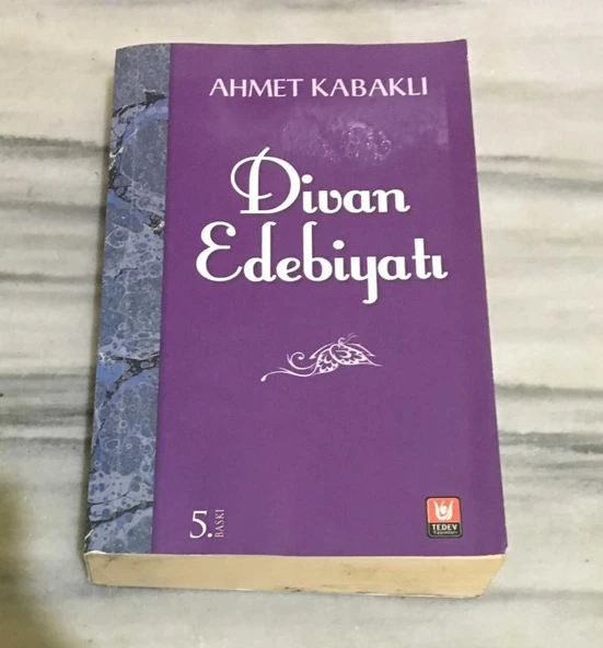 DİVAN EDEBİYATI 5.BASKI - 2021(Sahafiye Kitap) ürün görseli 1