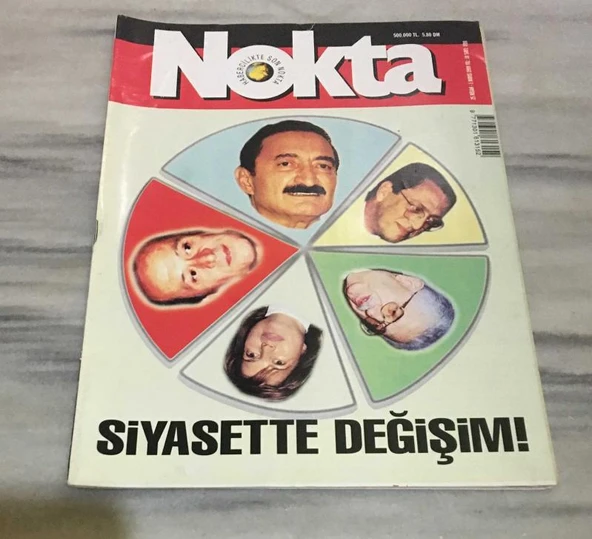 NOKTA Dergisi 25 Nisan 1 Mayıs 1999 Sayı 898 SİYASETTE DEĞİŞİM(Sahafiye Kitap) ürün görseli 1