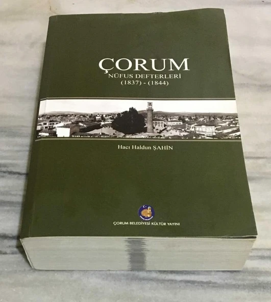 ÇORUM NÜFUS DEFTERLERİ 1837 - 1844 ( 2017 BASKI )(Sahafiye Kitap) ürün görseli 1