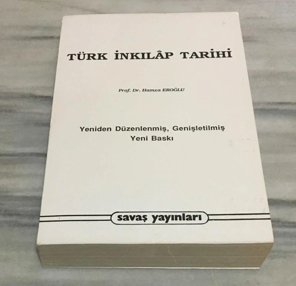 TÜRK İNKILAP TARİHİ Yeniden Düzenlenmiş,Genişletilmiş Yeni Baskı 1990(Sahafiye Kitap) ürün görseli 1