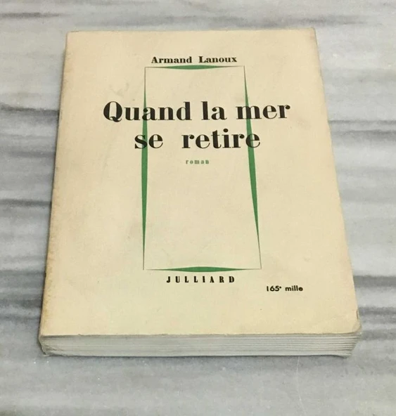 Quand la mer se retire(Sahafiye Kitap) ürün görseli 1