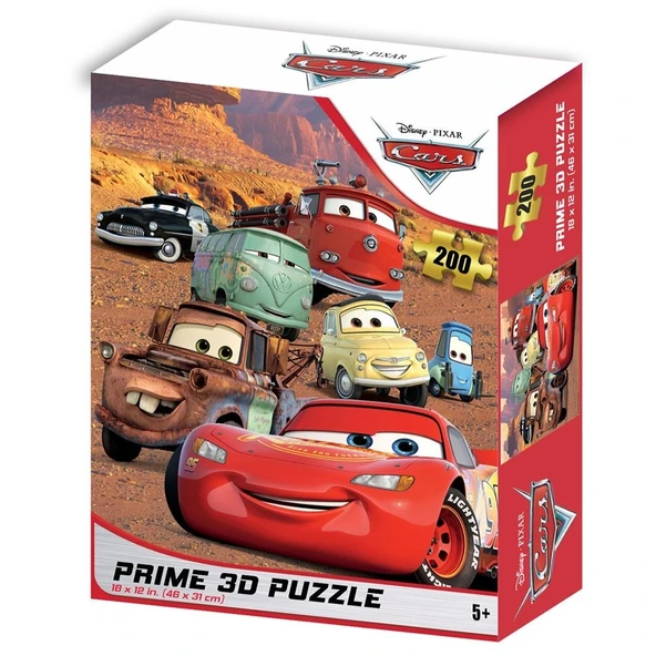 Prime 3D Disney Cars Puzzle 200 Parça ürün görseli 1