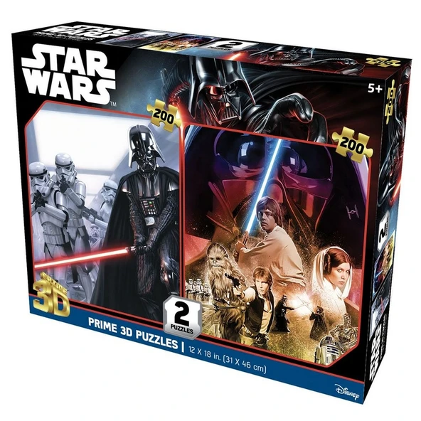 Prime 3D Star Wars Classic İkili Puzzle 200 Parça ürün görseli 1