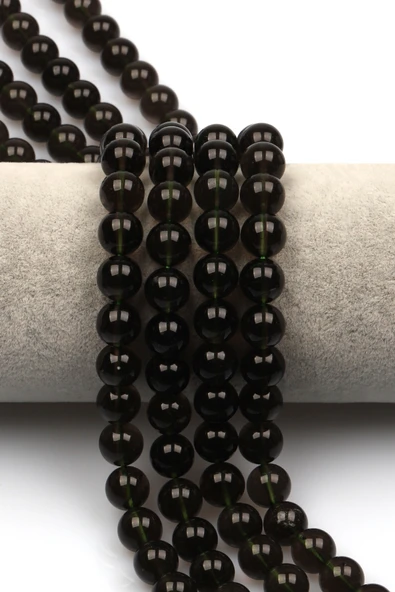 Moldavit Doğal Taş Dizi 10 mm Küre Kesim - DZ-1031 ürün görseli 1