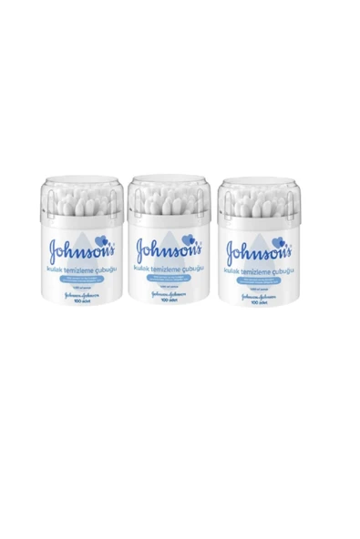 Johnson's Baby Kulak Temizleme Çubuğu 100 X 3 Lü 300 Adet ürün görseli 1