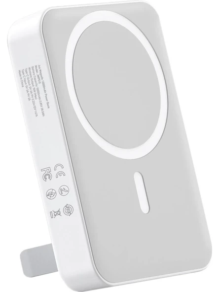 Juo JMP510-W Beyaz 20 W 10000 mAh Hızlı Şarj MagSafe Powerbank - OUTLET ürün görseli 1